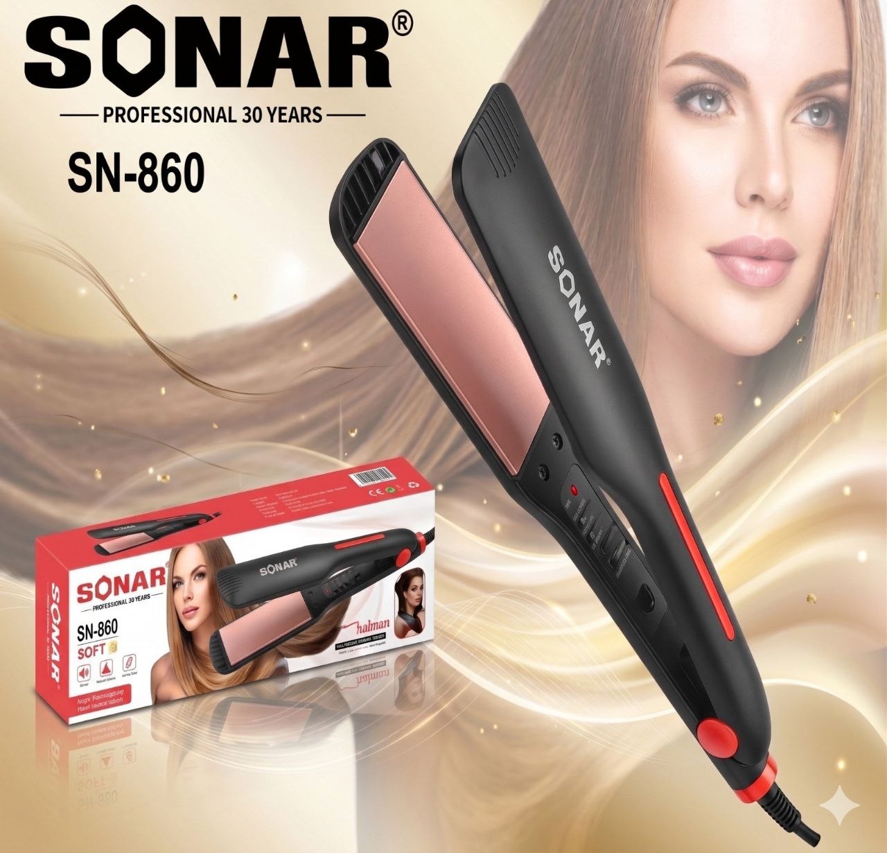 La plancha profesional SONAR SN-860