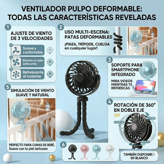 Ventilador pulpo
