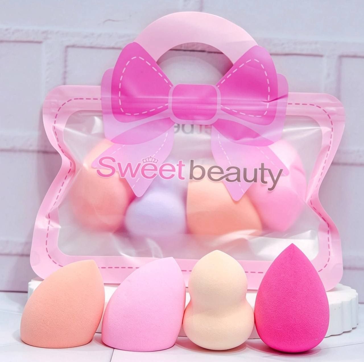 Set de Esponjas para Maquillaje Sweet Beauty