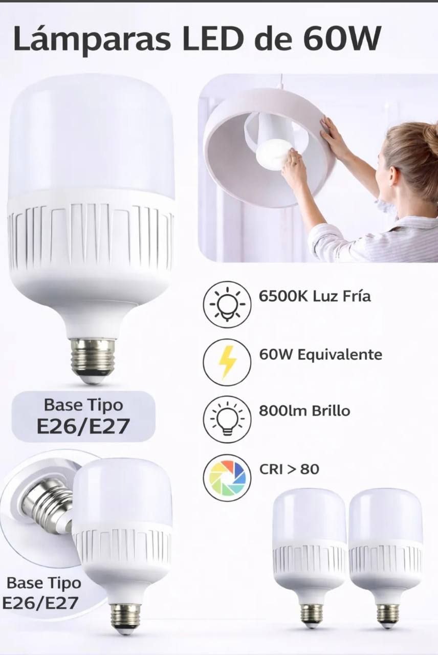 Foco Led Ahorrativo 60W