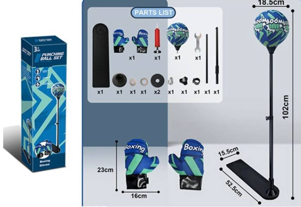 Máquina de Boxeo ajustable al tamaño ideal