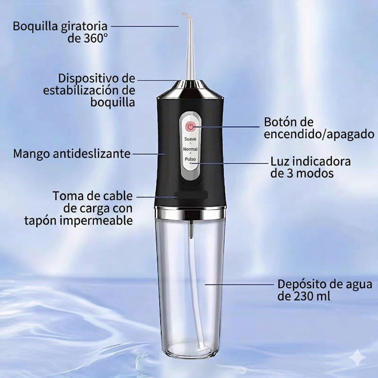 IRRIGADOR BUCAL PORTÁTIL JY-2524